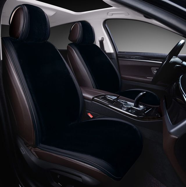 Накидки передние PSV искусственный мех Brink Mutton 2 Front 128x56/47x25 (Черный), 2 шт.. Артикул 132367