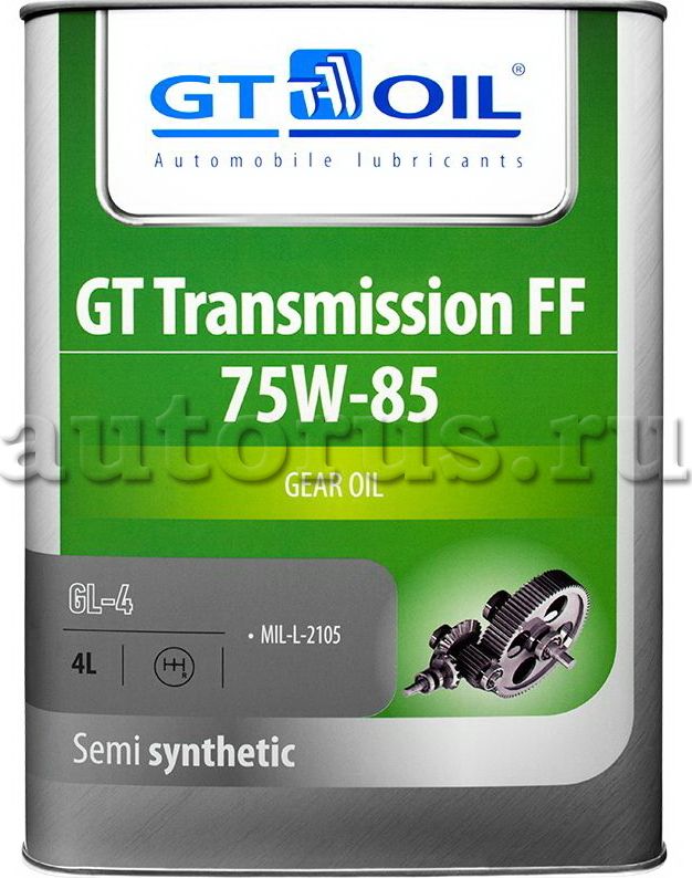 Масло транс. GT Transmission FF  SAE 75W-85  API GL-4  4 л (GT OIL). Артикул 8809059407806