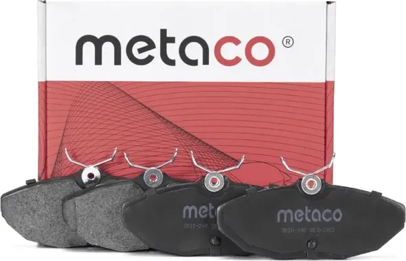 Колодки тормозные задние дисковые к-кт Jaguar S-TYPE (1999-2008) (Metaco). Артикул 3010240