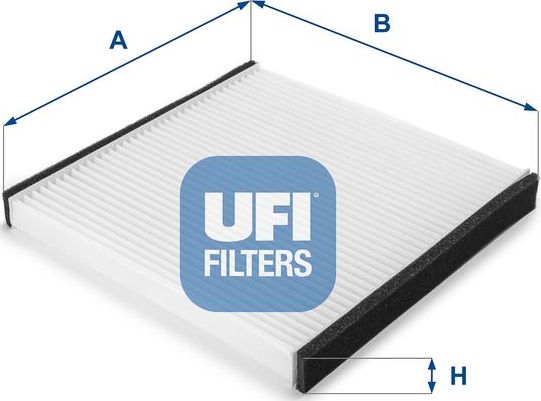 Салонный фильтр UFI. Артикул 53.103.00