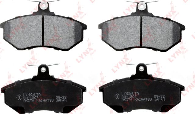 Тормозные колодки LYNXauto. Артикул BD-1207