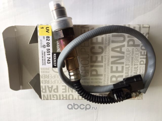 Лямбда-зонд (кислородный датчик) Renault. Артикул 8200551743