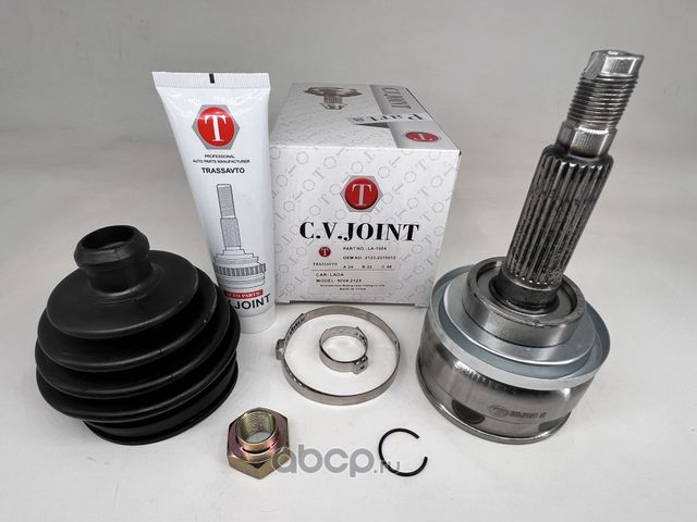 ШРУС наружный | перед прав/лев | 24/22 (Trassavto). Артикул LA1004