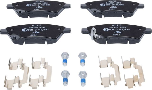 Тормозные колодки ATE передние для Fiat Sedici 2006-2014. Артикул 13.0460-2715.2