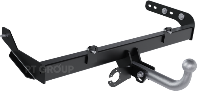 Фаркоп PT Group с крашеной балкой и оцинкованным крюком для Lada Granta Cross 2018-2026. Артикул LGR-18-991522.33Black
