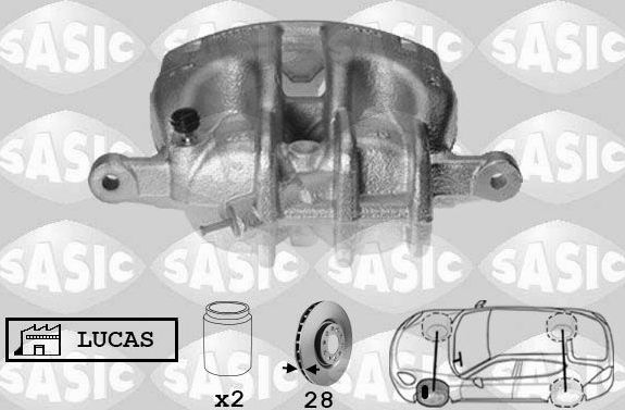 Тормозной суппорт Sasic. Артикул 6500078