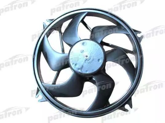 Вентилятор радиатора двигателя Patron для Peugeot 607 I 2000-2004. Артикул PFN088