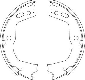 Тормозные колодки (стояночная тормозная система) TRW. Артикул GS8803