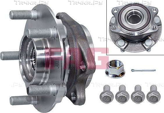 Ступица колеса с интегрированным подшипником Fag передняя для Nissan X-Trail T32 2013-2026. Артикул 713 6332 00