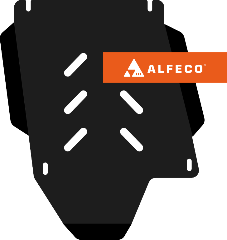 Защита Alfeco для картера и РК Daihatsu Be-go 2006-2016. Артикул ALF.24.88