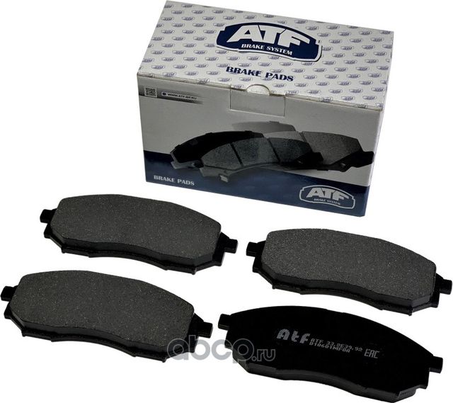 Колодки тормозные передние +2 3323992 (ATF) ATF. Артикул 332E3992