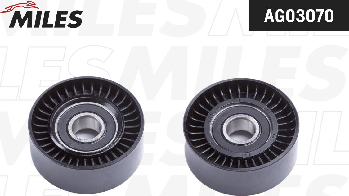 Натяжной ролик (натяжитель) приводного ремня Miles. Артикул AG03070