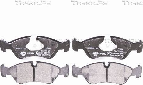 Тормозные колодки Hella передние для Daewoo Lanos 1997-2008. Артикул 8DB 355 007-761