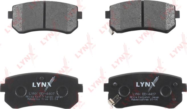 Тормозные колодки LYNXauto. Артикул BD-4407
