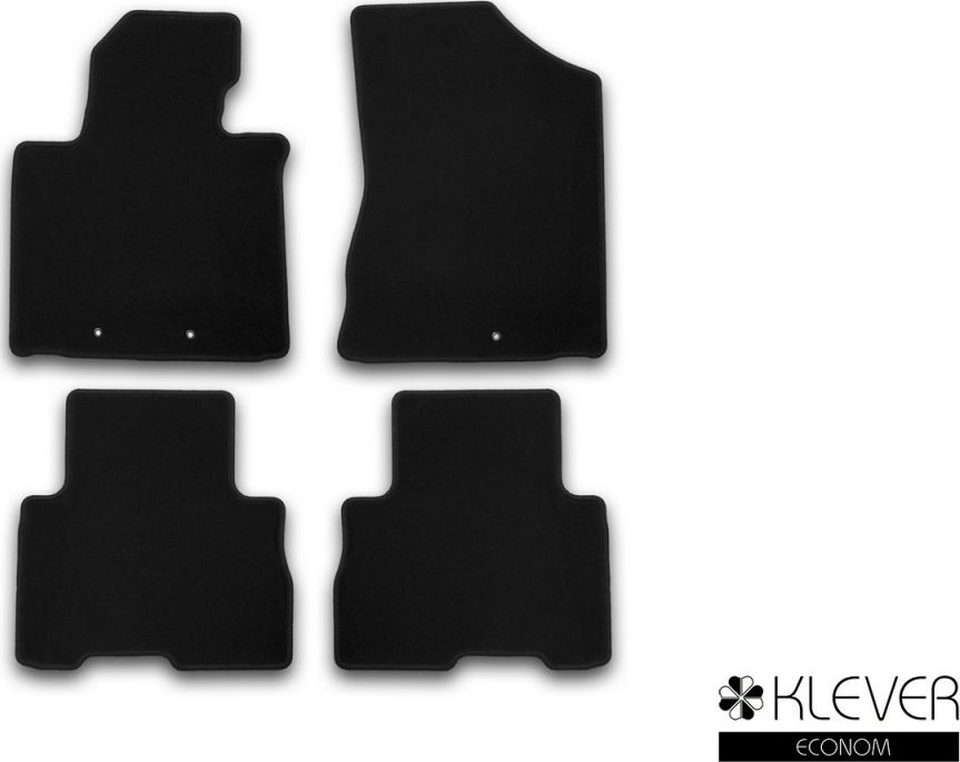 Коврики Klever Econom для салона Kia Sorento II рестайлинг АКПП внедорожник 2012-2026. Артикул KVR01254701200k