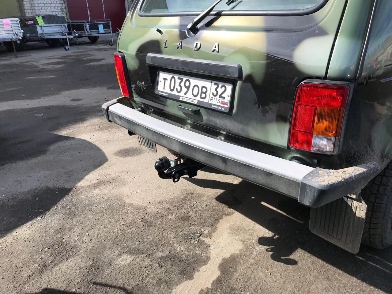 Фаркоп Tavials (Лидер-Плюс) для ВАЗ 2121 Нива, 4х4 (с газовым оборудованием) 1976-2026. Артикул T-VAZ-35H