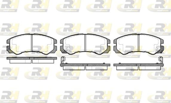 Тормозные колодки RoadHouse передние для Opel Frontera A 1992-1998. Артикул 2425.02