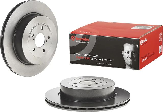 Тормозной диск Brembo UV Coated задний для Subaru Impreza II 2001-2004. Артикул 09.7813.11