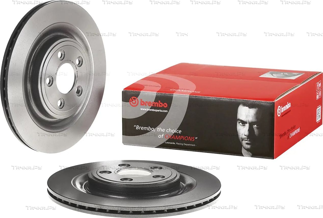 Тормозной диск Brembo PRIME LINE - UV Coated задний для Jaguar XK II 2006-2014. Артикул 09.B312.11