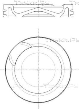 Поршень Mahle. Артикул 001 PI 00191 000