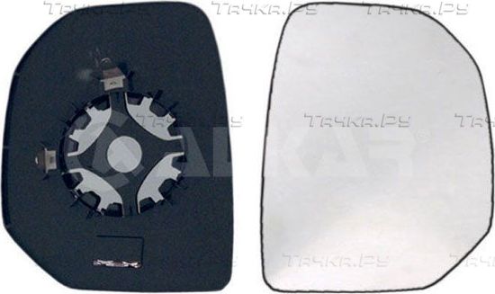 Зеркальное стекло бокового зеркала Alkar правое для Peugeot Partner II 2008-2012. Артикул 6432998