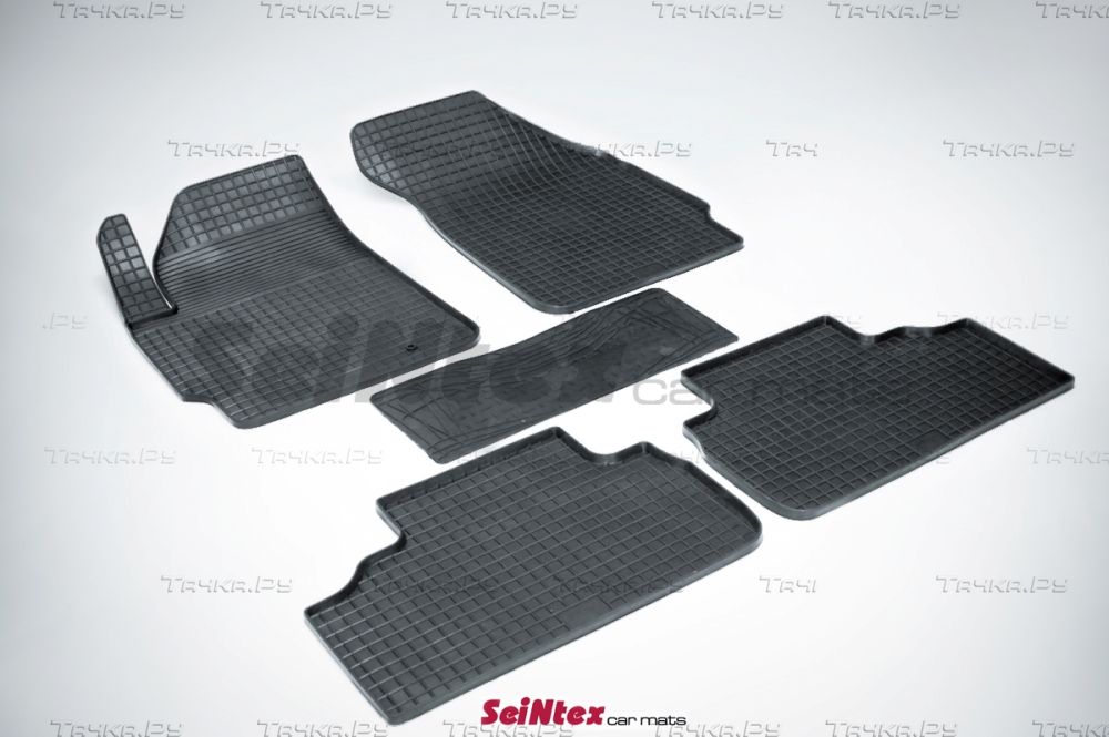 Коврики резиновые Seintex с узором сетка для салона Ford Escape 2008-2012. Артикул 00866