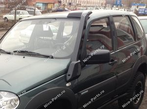 Шноркель Niva-Parts c УК-02 антигравий для Chevrolet Niva 2123 2002-2020. Артикул NP-00298