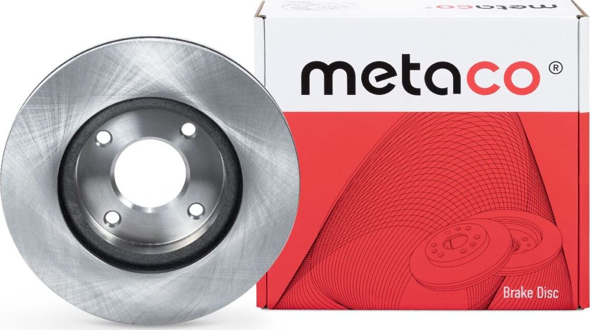 Диск тормозной NISSAN TIIDA 07- передний вент.D=280мм. (Metaco). Артикул 3050031