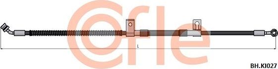 Тормозной шланг Cofle передний правый для Kia Sorento I 2006-2011. Артикул 92.BH.KI027
