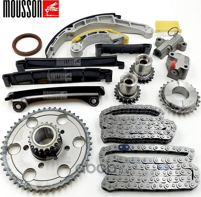 Комплект цепи ГРМ Nissan YD25DDTi  2,5L (Mousson). Артикул STKYD25DDT
