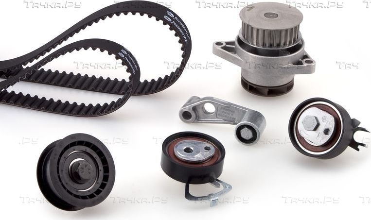 Помпа (водяной насос) с комплектом ремня ГРМ Gates PowerGrip® для Volkswagen Golf IV 2000-2006. Артикул KP25565XS-2