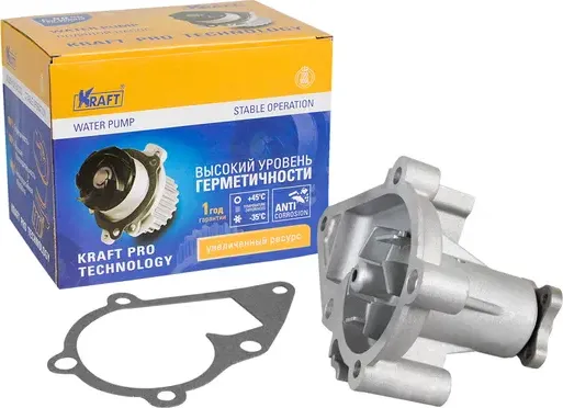 Насос водяной HYUNDAI/KIA ACCENT/RIO II 99- 1.4/1.5/1.6 (Kraft) Kraft. Артикул KT059368
