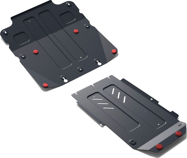 Защита АвтоБРОНЯ для картера, КПП и РК Kia Stinger 4WD 2017-2026. Артикул K111.02841.1