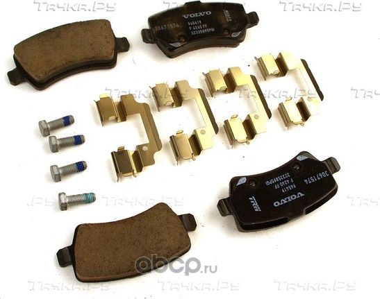 Тормозные колодки Volvo задние для Volvo XC70 II 2007-2016. Артикул 30794554