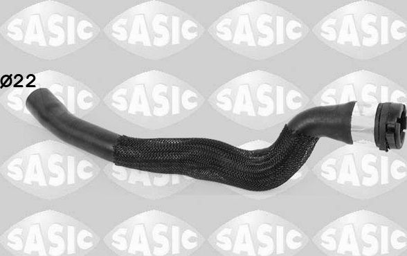 Патрубок радиатора (системы охлаждения) Sasic. Артикул 3400228
