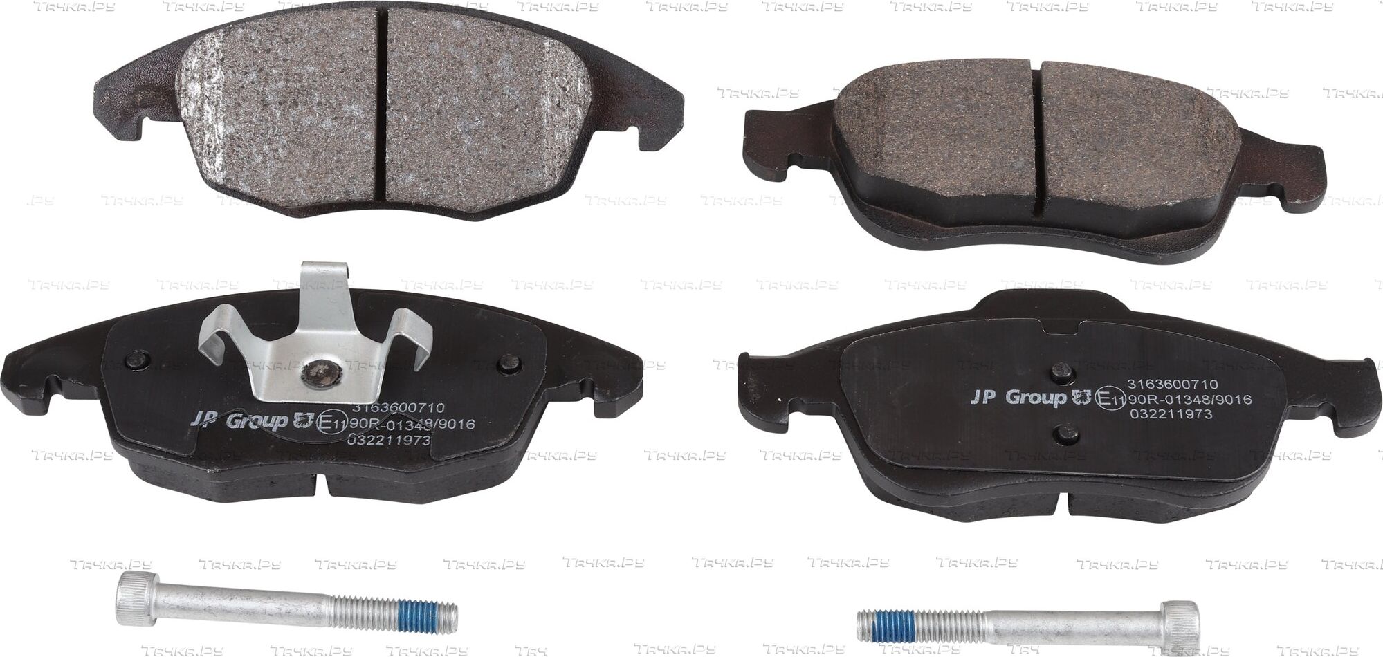 Тормозные колодки JP Group передние для Citroen C4 II 2009-2026. Артикул 3163600710