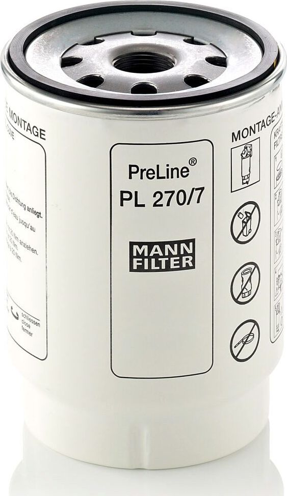 Топливный фильтр Mann-Filter. Артикул PL 270/7 x