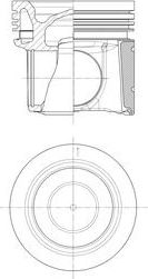 Поршень Kolbenschmidt для Scania G 2017-2015. Артикул 41752600