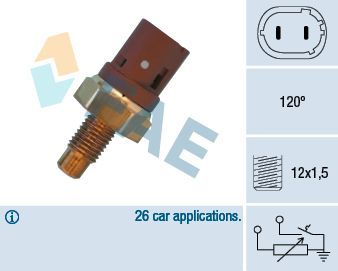 Датчик температуры охлаждающей жидкости FAE. Артикул 34390