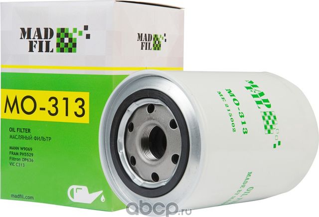 MO-313 MADFIL масляный фильтр MO-313 Madfil. Артикул MO313
