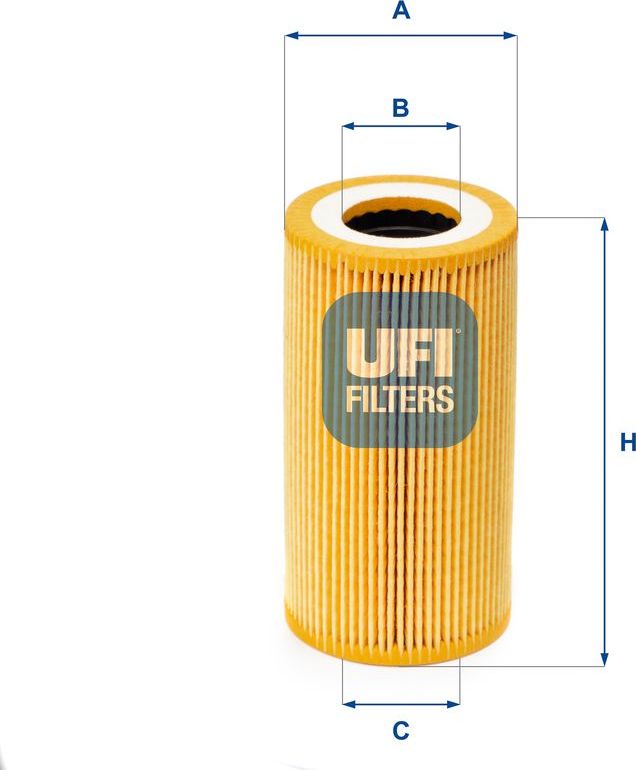 Масляный фильтр UFI. Артикул 25.165.00