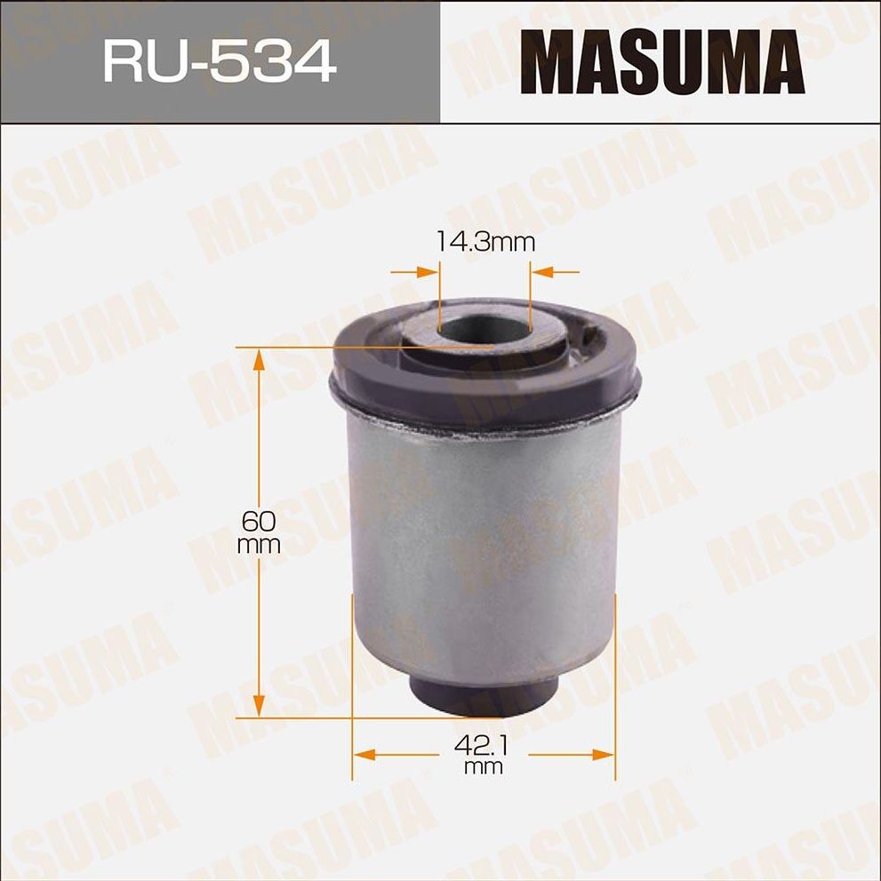 Сайлентблок переднего рычага подвески Masuma. Артикул RU-534