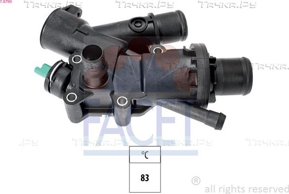 Термостат Facet Made in Italy - OE Equivalent для Peugeot 508 I 2010-2018. Артикул 7.8790