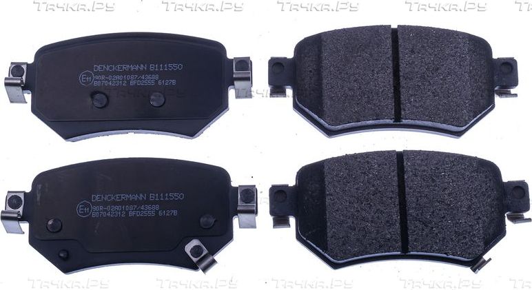 Тормозные колодки Denckermann. Артикул B111550