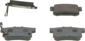 Тормозные колодки Bosch (Low-Metallic) задние для Haval H8 2013-2014. Артикул 0 986 461 006