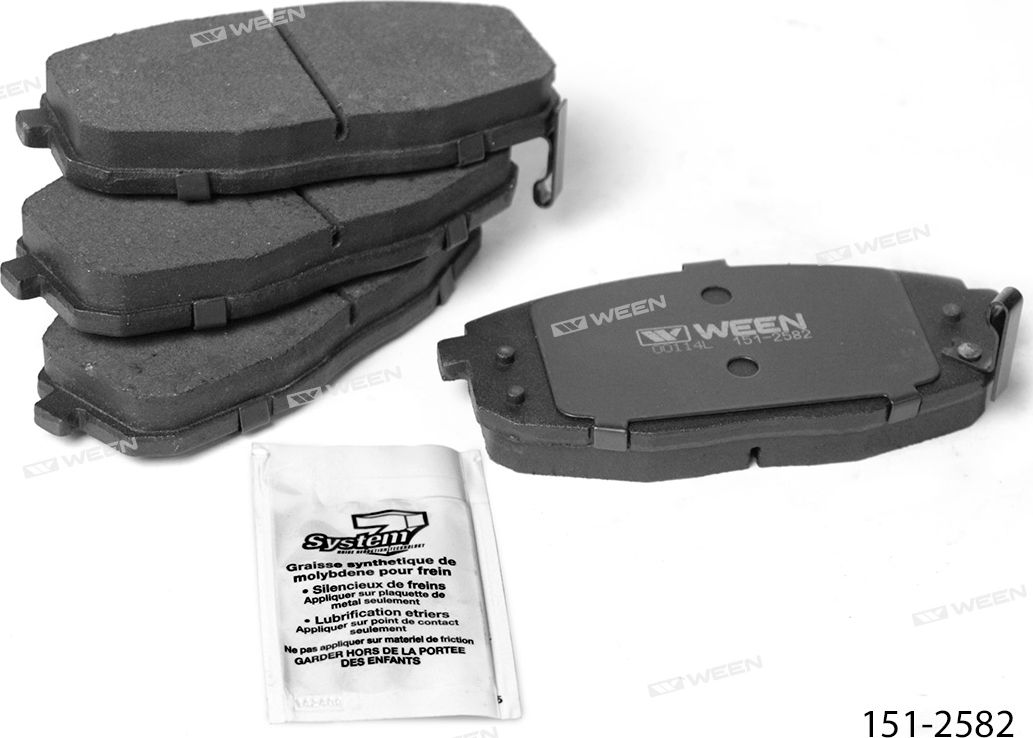 Тормозные колодки WEEN. Артикул 151-2582