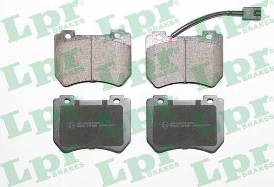 Тормозные колодки LPR передние для Alfa Romeo 159 2005-2011. Артикул 05P1552