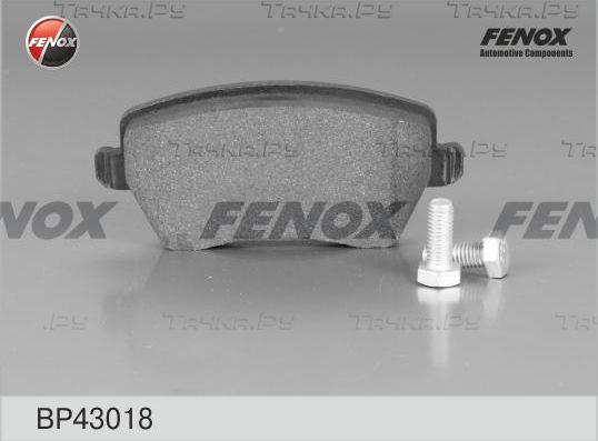 Тормозные колодки Fenox передние для Renault Clio III 2005-2014. Артикул BP43018