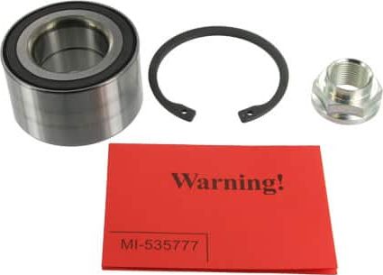 Ступичный подшипник (комплект) SKF передний для Honda Jazz I 2002-2008. Артикул VKBA 6825