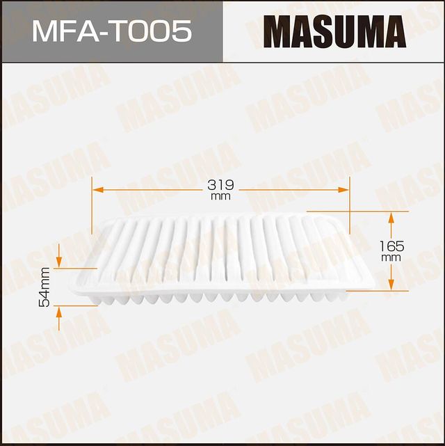 Воздушный фильтр Masuma. Артикул MFA-T005